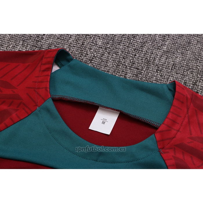 Chandal del Portugal Manga Corta 2022-2023 Rojo - Pantalon Corto